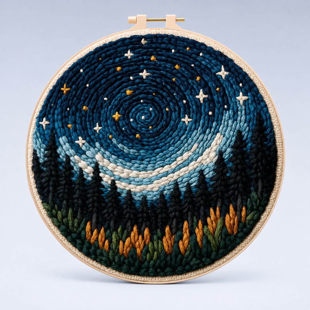 Punch Needle Embroidery Kit