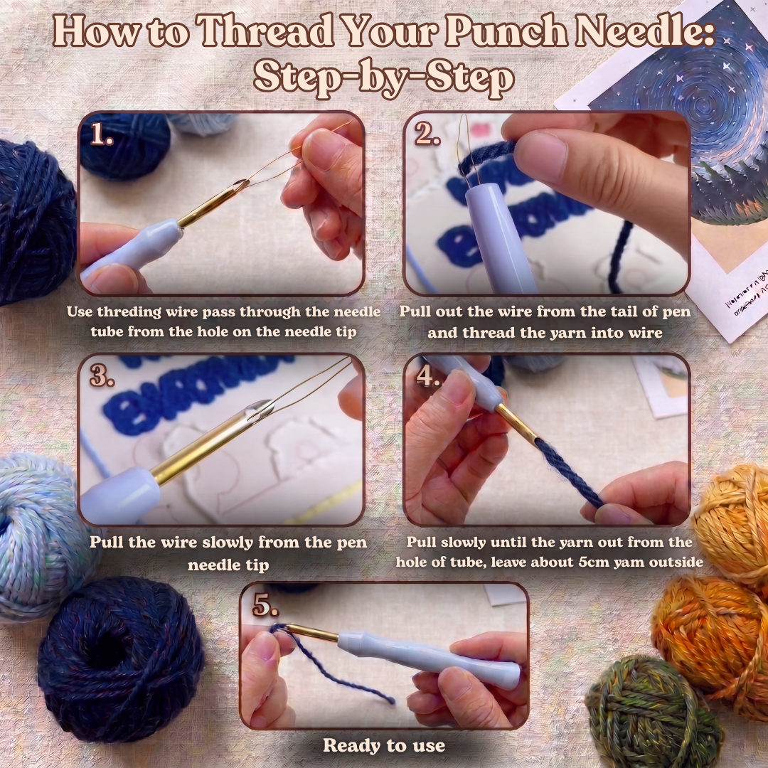 Punch Needle Embroidery Kit
