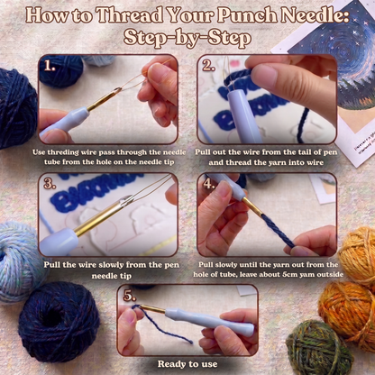 Punch Needle Embroidery Kit